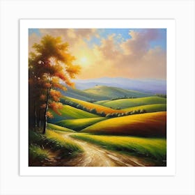 Tuscan Countryside 5 Art Print