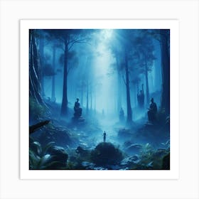 Buddha Forest Art Print