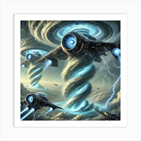 Vortex Assault Carriers Jet Stream Manipulation Art Print