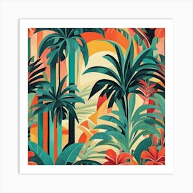 Tropical Jungle 5 Art Print