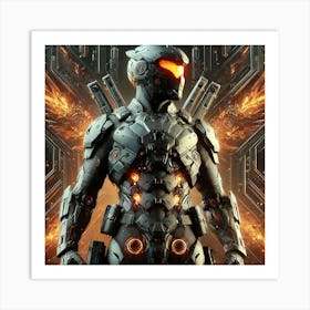 Phoenix Exosuits Advanced Fire Resistant Art Print