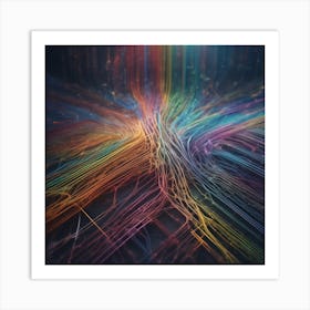 Abstract Fractals 1 Art Print