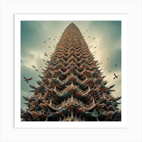 Chinese Pagoda Art Print