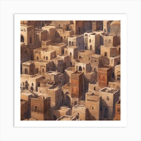 traditional moroccan cities Art Print