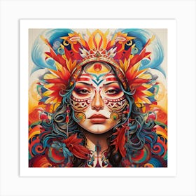 Indian Woman 1 Art Print