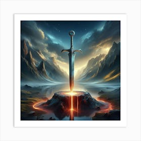 Sword In The Sky Art Print