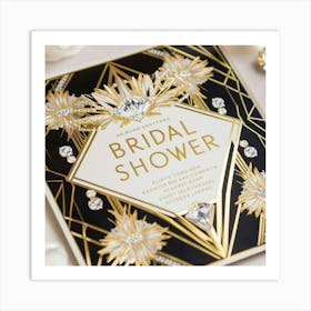 Bridal Shower Invitation 1 Art Print