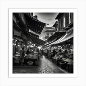 Marrakech Market Art Print