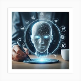 Artificial Intelligence Art Print