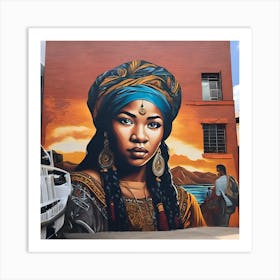 Woman In A Turban Art Print