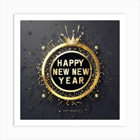 Happy New Year 51 Art Print