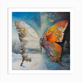 Seasonal Buttefly Art Print