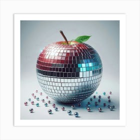 Disco Apple 2 Art Print