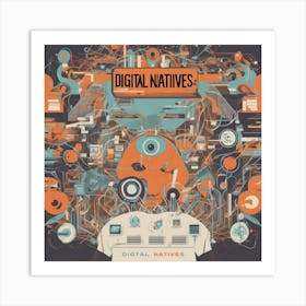 Digital Natives 4 Art Print