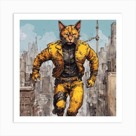 Tab the Hunter Art Print