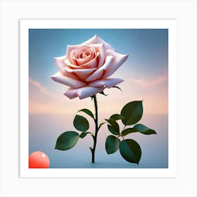 Beauty Rose Art Print