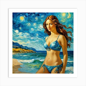 Starry Night rhe Art Print