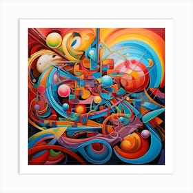 Abstract Painting 58 Art Print