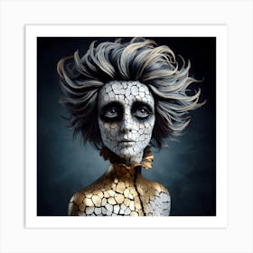 Cracked Pierot Vol 28 Art Print