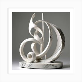 Abstract Sculpture 30 Art Print
