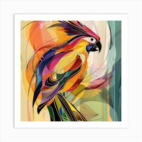 Colorful Parrot - city wall art, colorful wall art, home decor, minimal art, modern wall art, wall art, wall decoration, wall print colourful wall art, decor wall art, digital art, digital art download, interior wall art, downloadable art, eclectic wall, fantasy wall art, home decoration, home decor wall, printable art, printable wall art, wall art prints, artistic expression, contemporary, modern art print Art Print