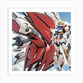 Gundam 00 Art Print