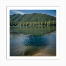 Lake In The Mountains Art Print