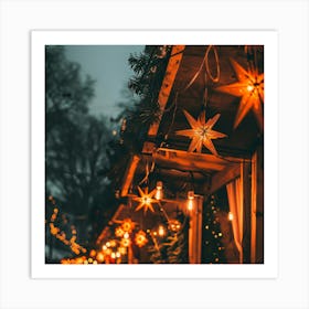 Christmas Lights 1 Art Print