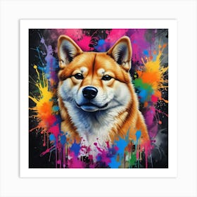 Shiba Inu 60 Art Print