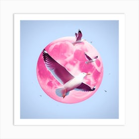 Pink Moon Art Print