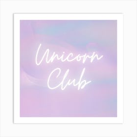 Unicorn Club Art Print