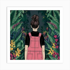 Into The Garden 9 Art Print