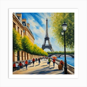 Eiffel Tower 05 Art Print