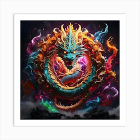 Dragon 6 Art Print