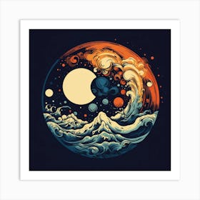 Yin Yang 16 Art Print