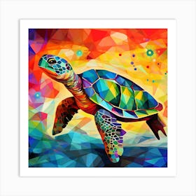 Turtle Painting 2 Art Print