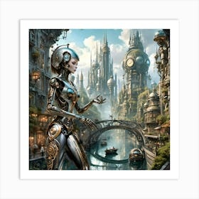 Futuristic City Art Print