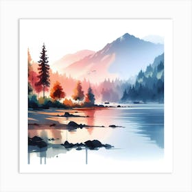 Landscape Painting 66 Art Print