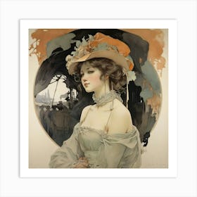 Retour 1897 Georges De Feure Art Print 1 Art Print