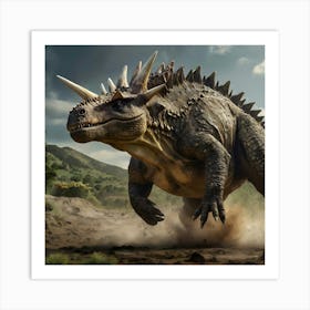 Triceratops Art Print