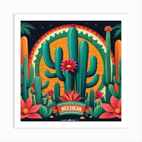 Mexican Background Art Print