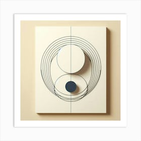 Geometric Circles 1 Art Print