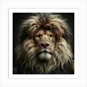 Lion Head 16 Art Print