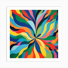 VORTEX ABSTRACT ART Art Print