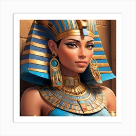 Cleopatra Portrait Artwork 13 Art Print