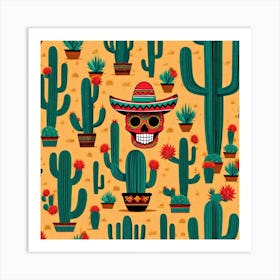 Mexican Cactus 56 Art Print