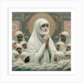 'The Woman In White' Art Print