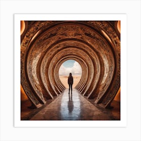 Dune Tunnel Art Print