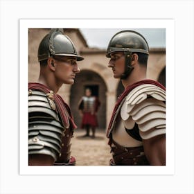 Two Roman Soldiers Art Print