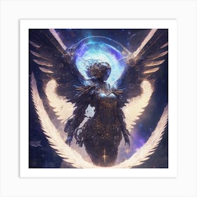 Angel Of The Night 1 Art Print